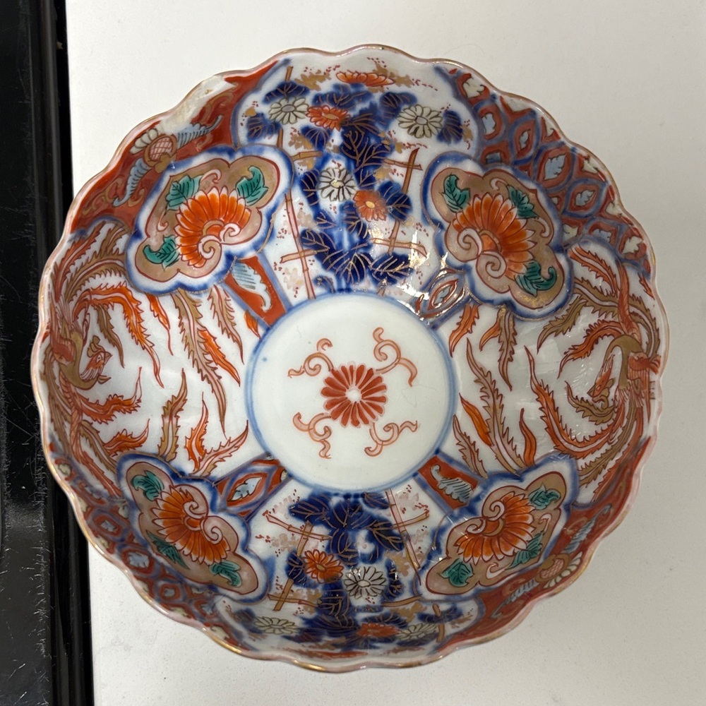 Colorful Floral Ceramic Bowl
